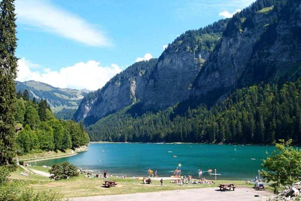 Saint-Jean-dʼAulps Le Relai S34 - Grand Et Lumineux Studio Avec Coin Montagne 4-6 Pers Avec Wifi, 50M Des Pistes, Grand Balcon Expose Sud, Draps Non Compris מראה חיצוני תמונה